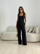 Conjunto Isabel Colete e Calça