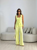 Conjunto Isabel Colete e Calça